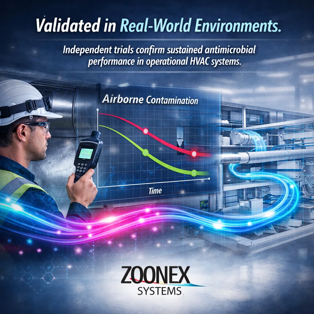 ZoonEx Systems real-world HVAC validation graphic