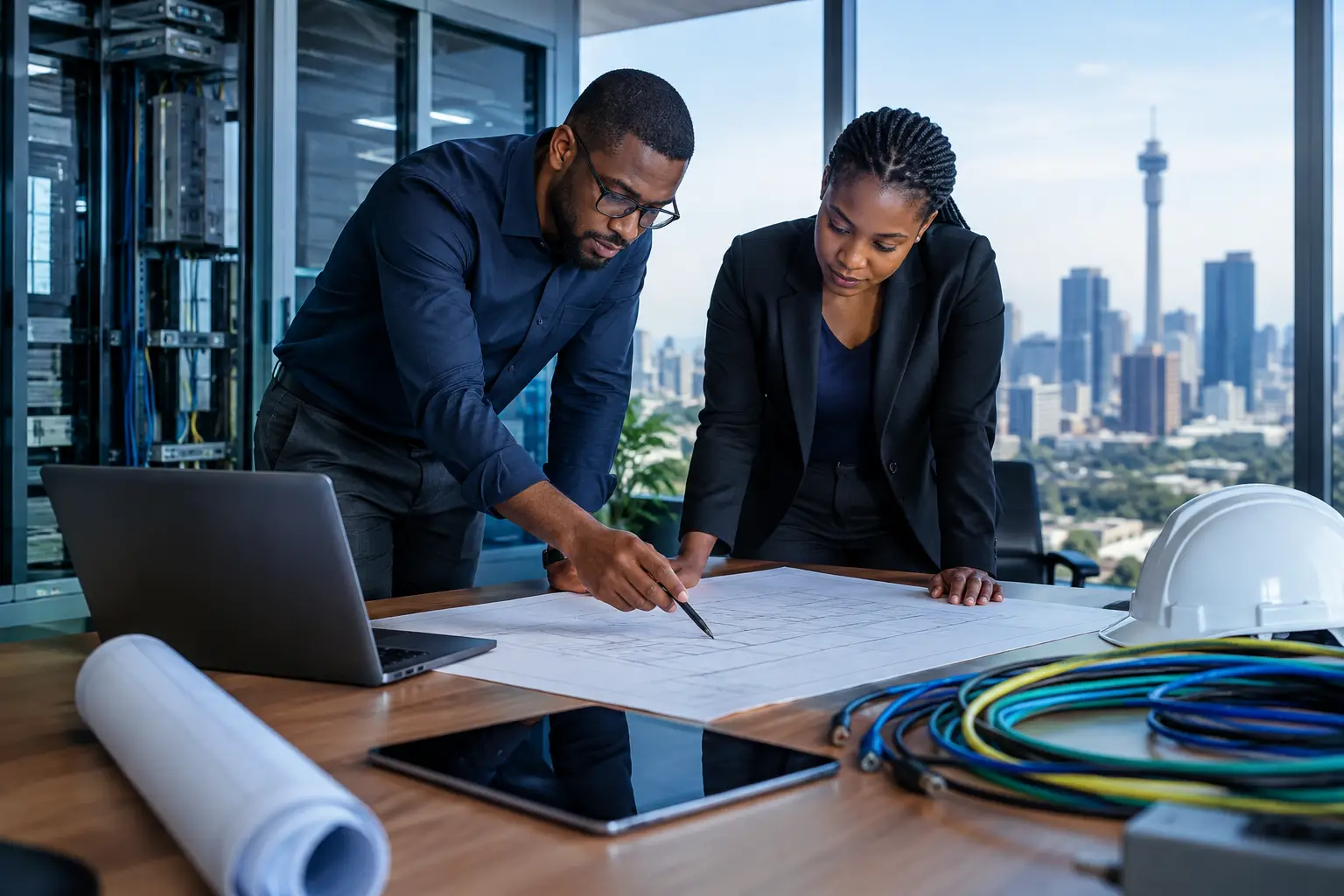 Office Rewiring Planning for Johannesburg Offices